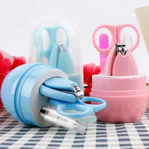 Baby Healthcare Kits Baby Nail Care Set Infant Nail Clippers Care Set With Rabbit Storage Box For Baby